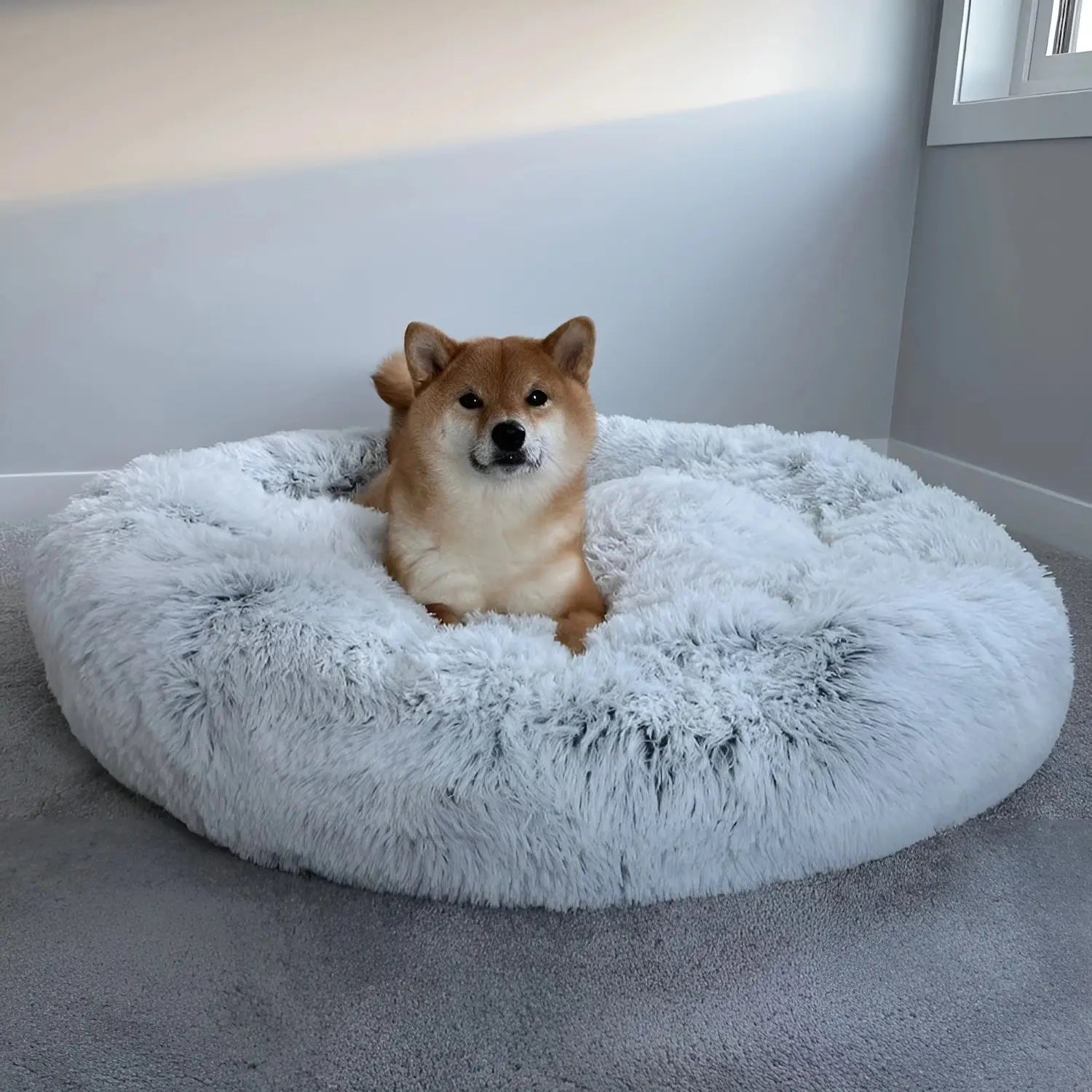 MrFluffyFriend™ - ワンちゃんのストレスを和らげる極上のペットベッド