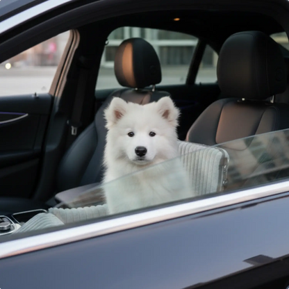 MrFluffyFriend™ - 安全で快適な犬用カーシート